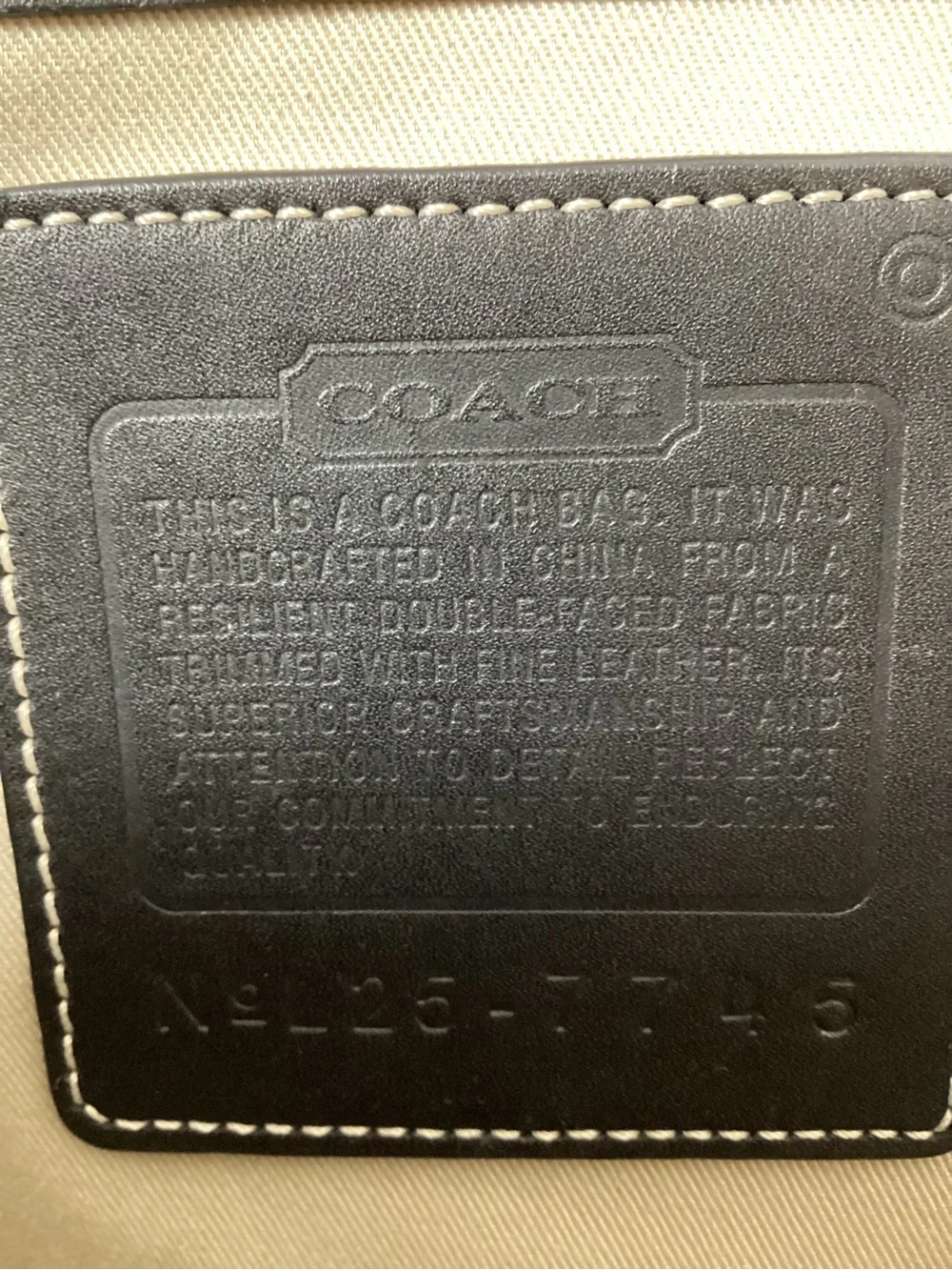 Coach spacious vintage